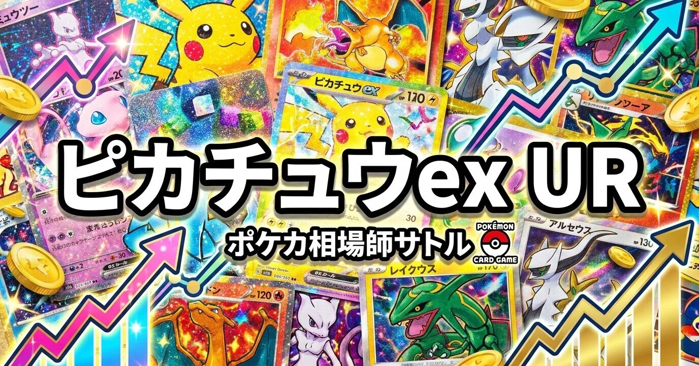 ポケカ ピカチュウex UR｜超電ブレイカー版に負けた色違いが2026年に再