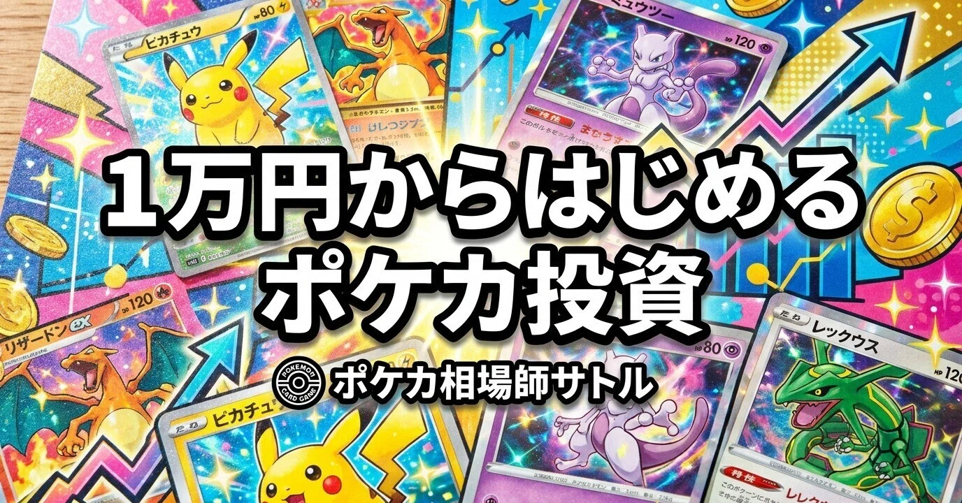 ポケカ 1万円から始める30周年｜初心者がやりがちな5つの失敗と最初に