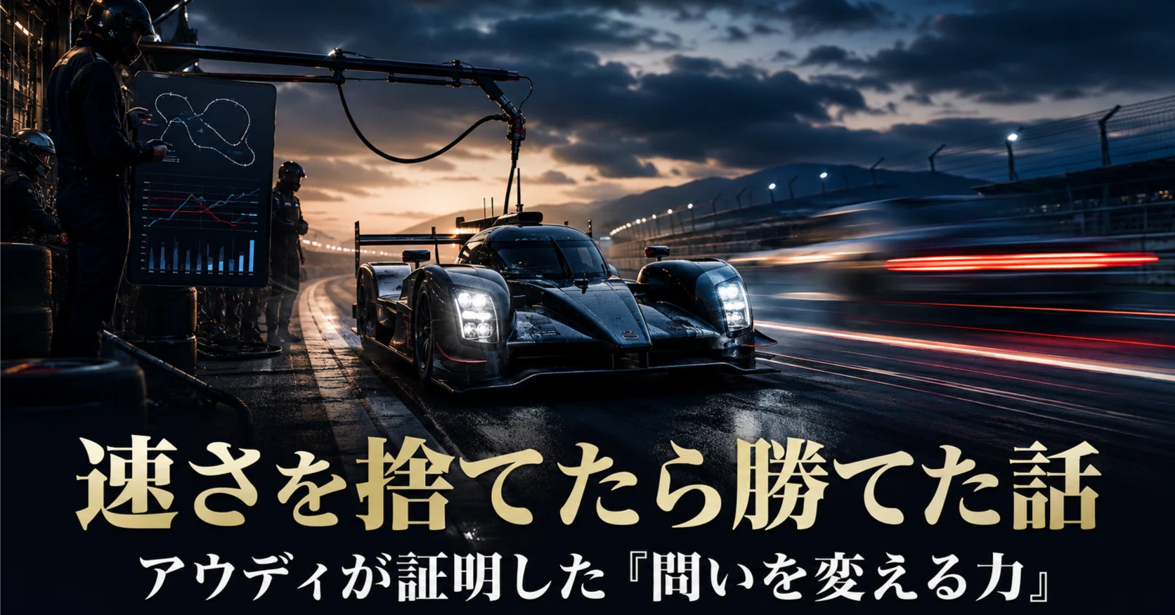 速さを捨てたら勝てた話。 〜アウディが証明した「問いを変える力