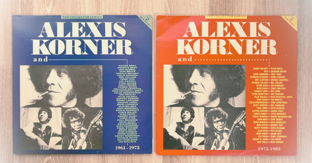 DU特典BOX付き アレクシス・コーナー ブートレグ・ヒム/パラディン チャージ アレクシス・コーナーの青盤と赤盤｜翠亜翔（スアト）