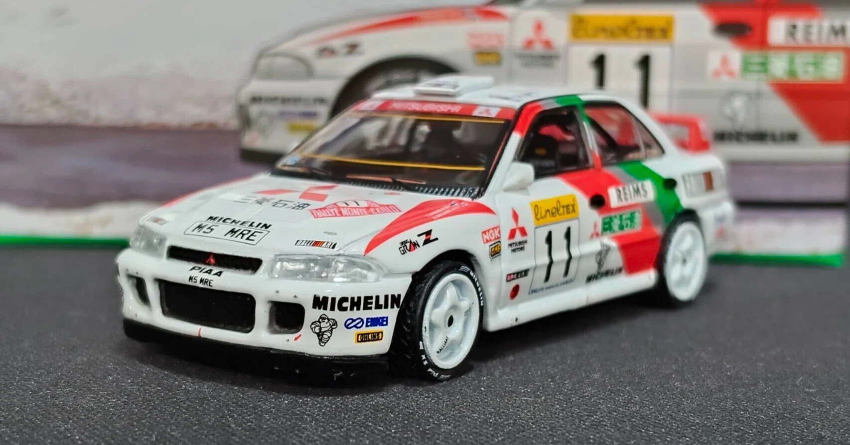 Tarmac Works GLOBAL64 1/64 Mitsubishi Lancer Evolution Ⅱ Rallye