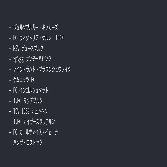 ドイツサッカー協会公認ユースアカデミー：NLZ