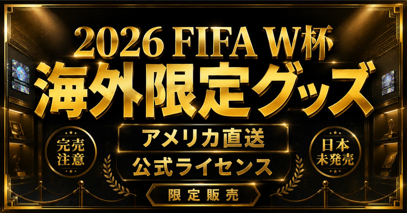 日本購入不可!!FIFA 本部限定オフィシャルUSB 2026 FIFA World Cup】アメリカ限定公式グッズを日本から安全に購入