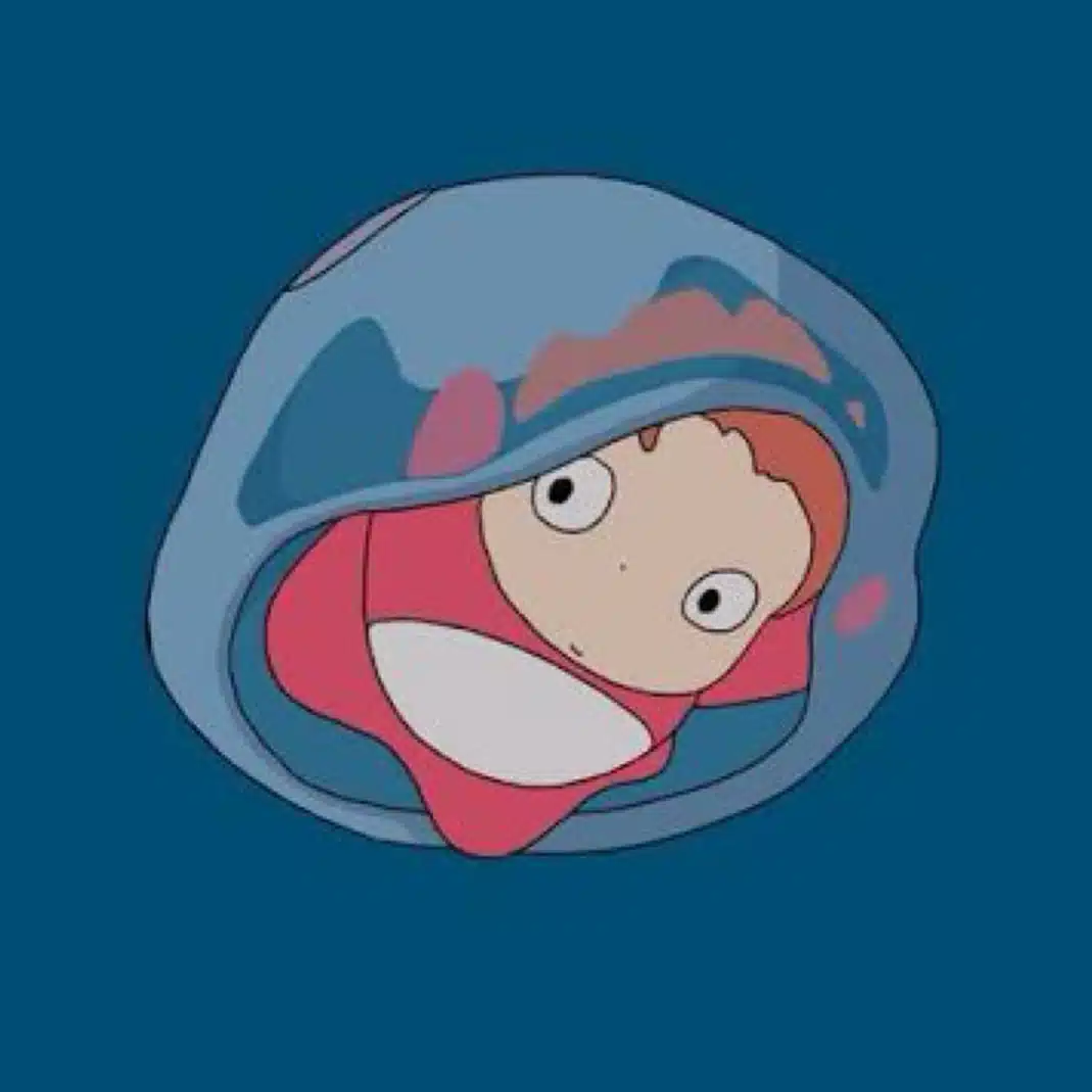 海の中のポニョ