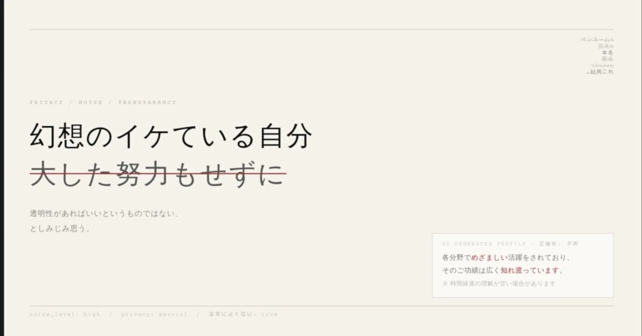 ふつう、先に自己紹介を書くものだろう｜藤田卓仙 a.k.a.taksen