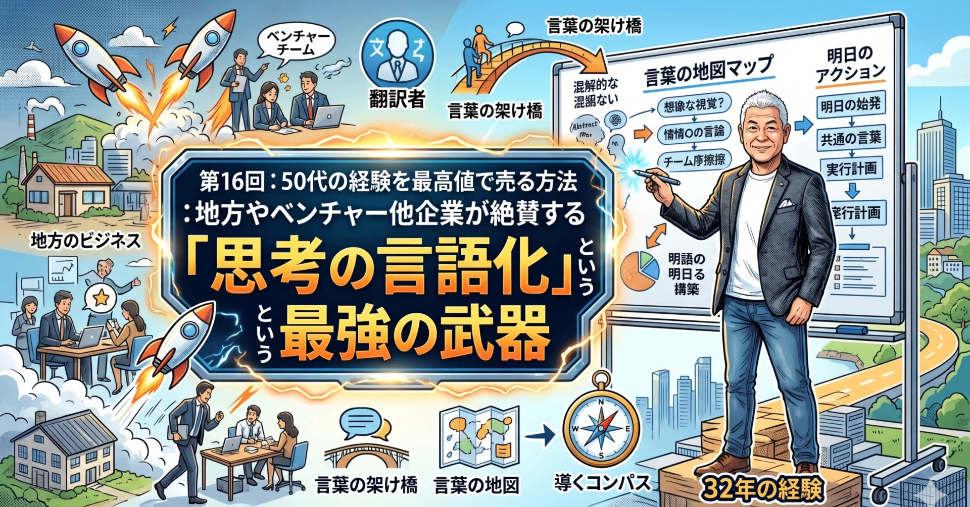 第16回：50代の経験を最高値で売る方法：地方やベンチャー他企業が絶賛