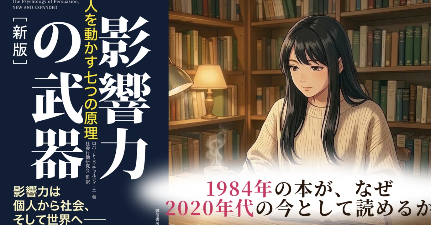 書評3】『影響力の武器』——1984年に書かれた本が、なぜ2020年代の「今