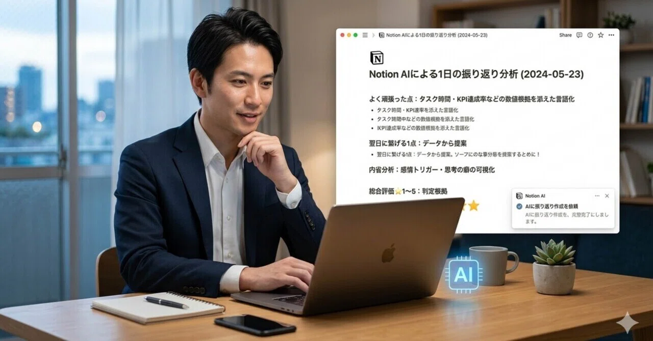 Notion AIが、1日を俯瞰する