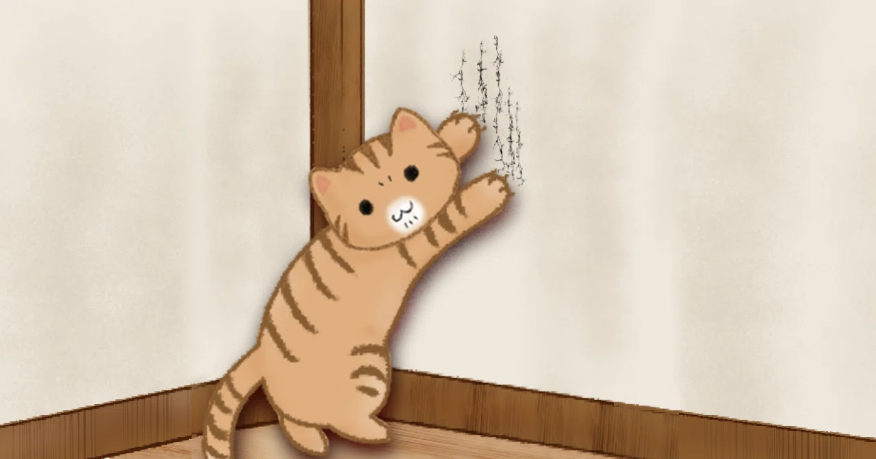 壁の漆喰塗り|ෆもふෆ