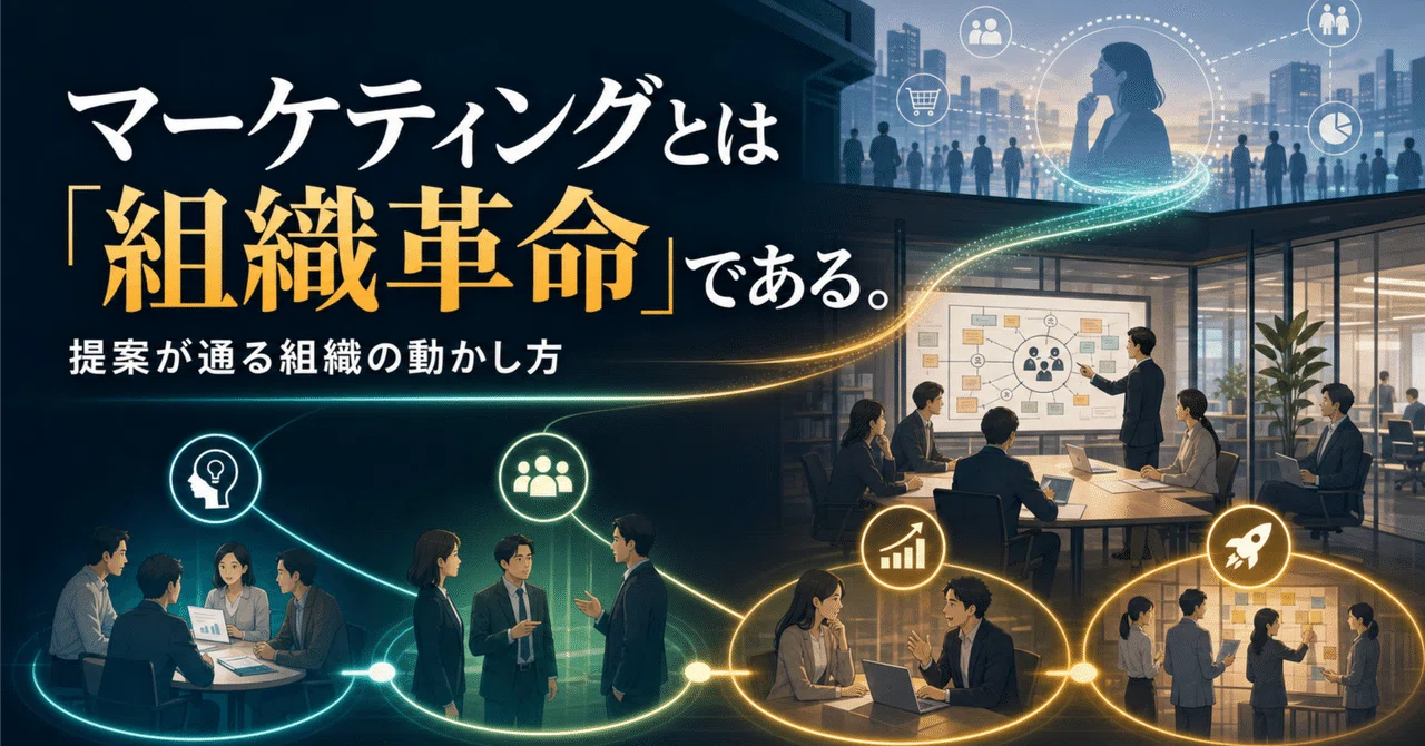 ☕#466】『マーケティングとは「組織革命」である。』森岡毅｜あなたの