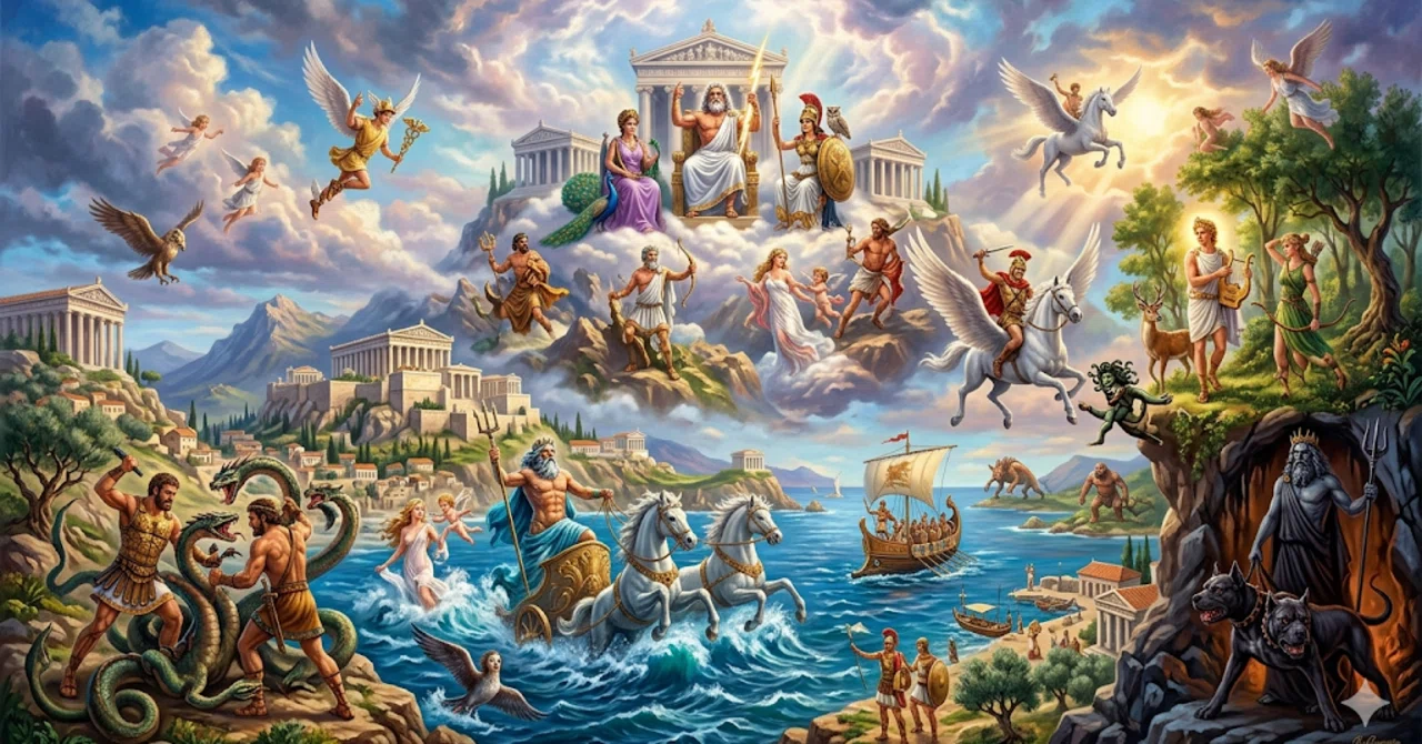 ギリシャ神話とは？神々がケンカし、人間が運命に翻弄された壮大な物語