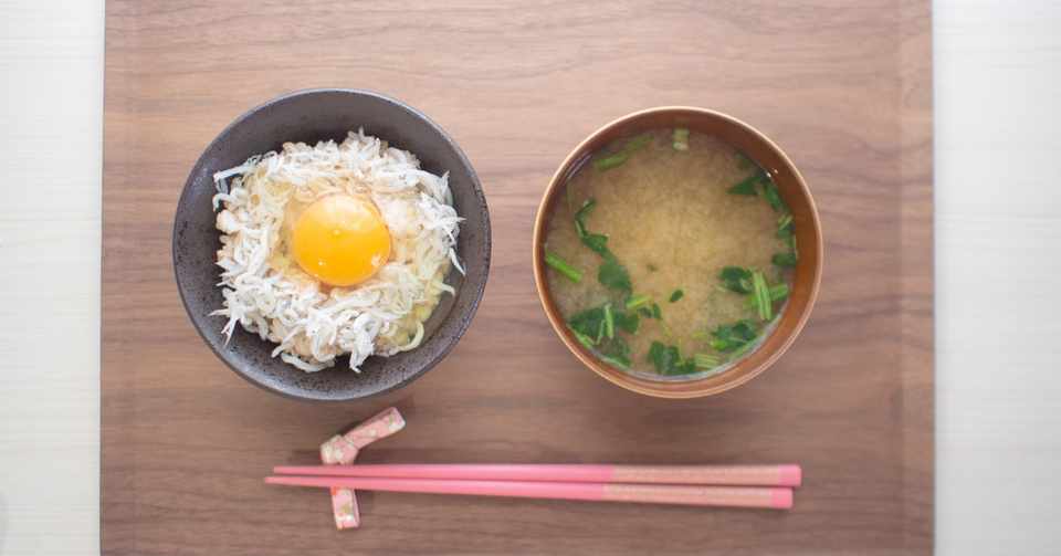 インスタントごはん しらすの卵かけご飯 すいみん Note