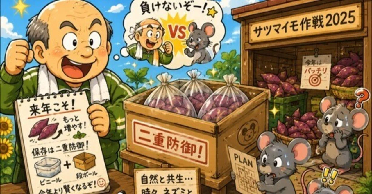 さつまいも苗を自分で増やす方法～ネズミ事件と生き残り作戦｜Niki行政書士