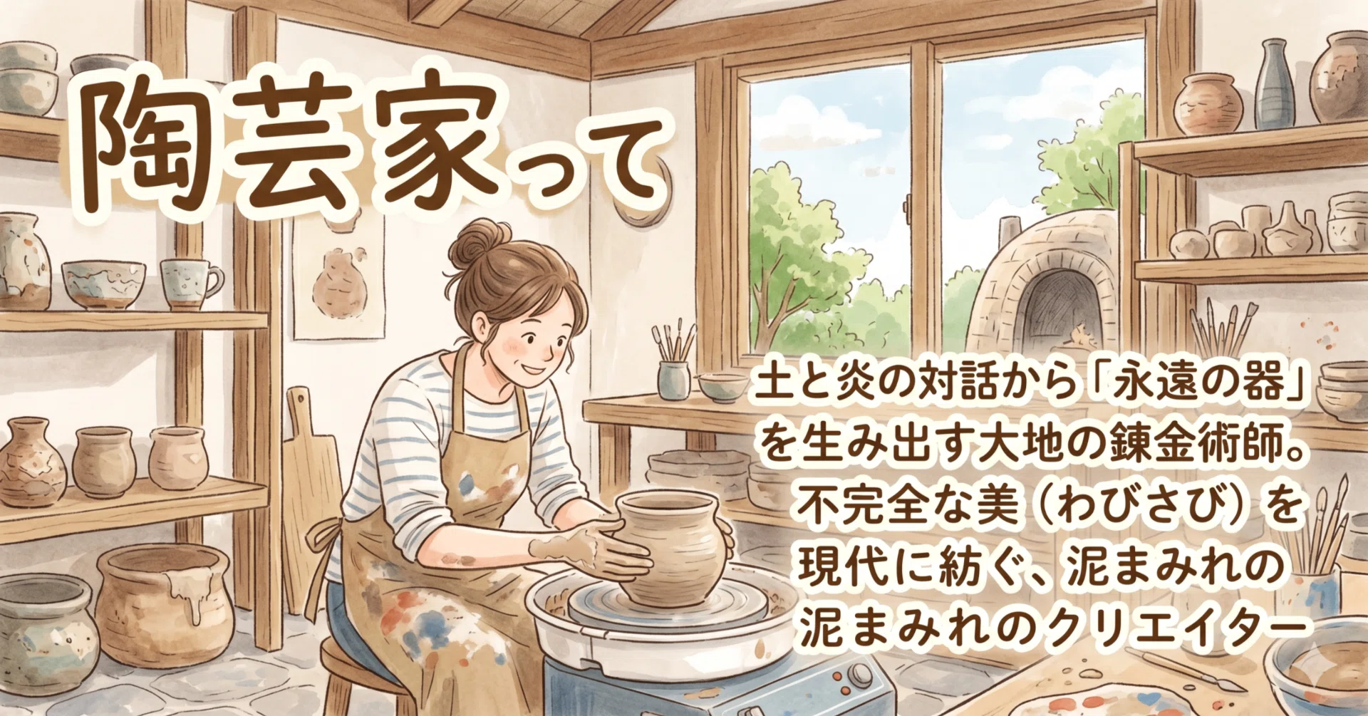 陶芸家｜土と炎の対話から「永遠の器」を生み出す大地の錬金術師。不
