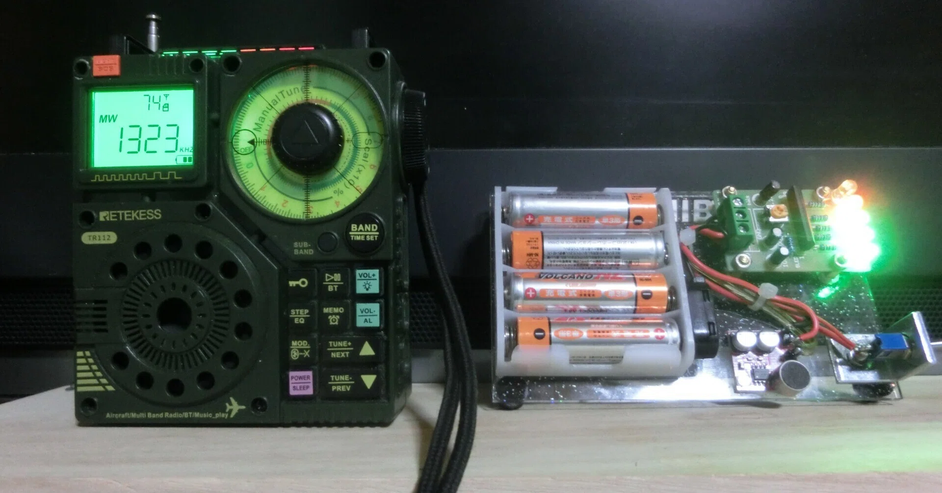 LED式小型VUメーターの電子工作キットを製作して完成させてみた|ご LED式小型VUメーターの電子工作キットを製作して完成させてみた|ご