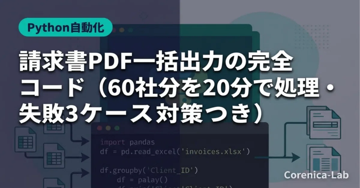 Complete Code for Bulk PDF Invoice Generation (Processing 60 Companies ...