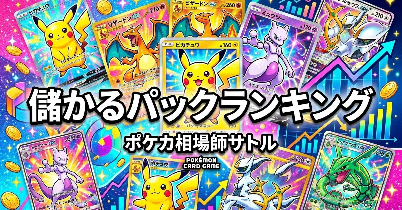 ポケカ 儲かるパックランキング2026｜BOX投資で失敗しない弾の選び方