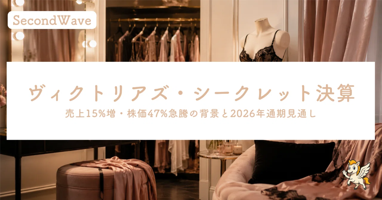 ヴィクトリアズ・シークレット決算——売上15%増・株価47%急騰の背景と 