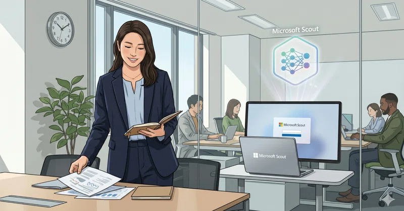 Microsoft Scoutが登場——あなたが会議の準備をしている間に、AIが仕事を進める日