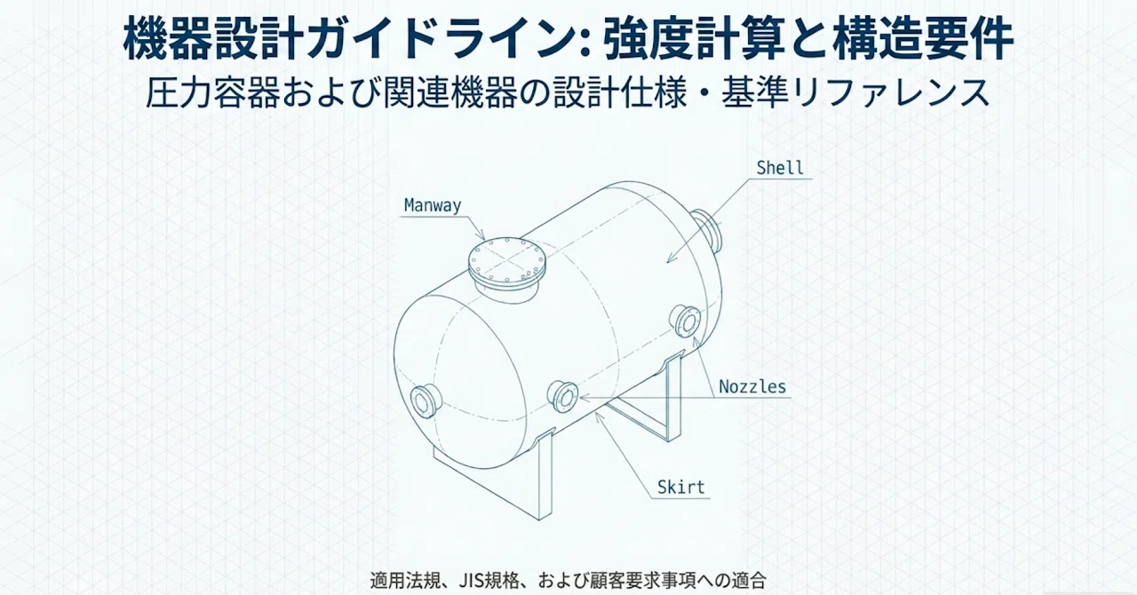 機器設計ガイドライン：強度計算と構造要件に関する詳細解説｜Hideki-yq