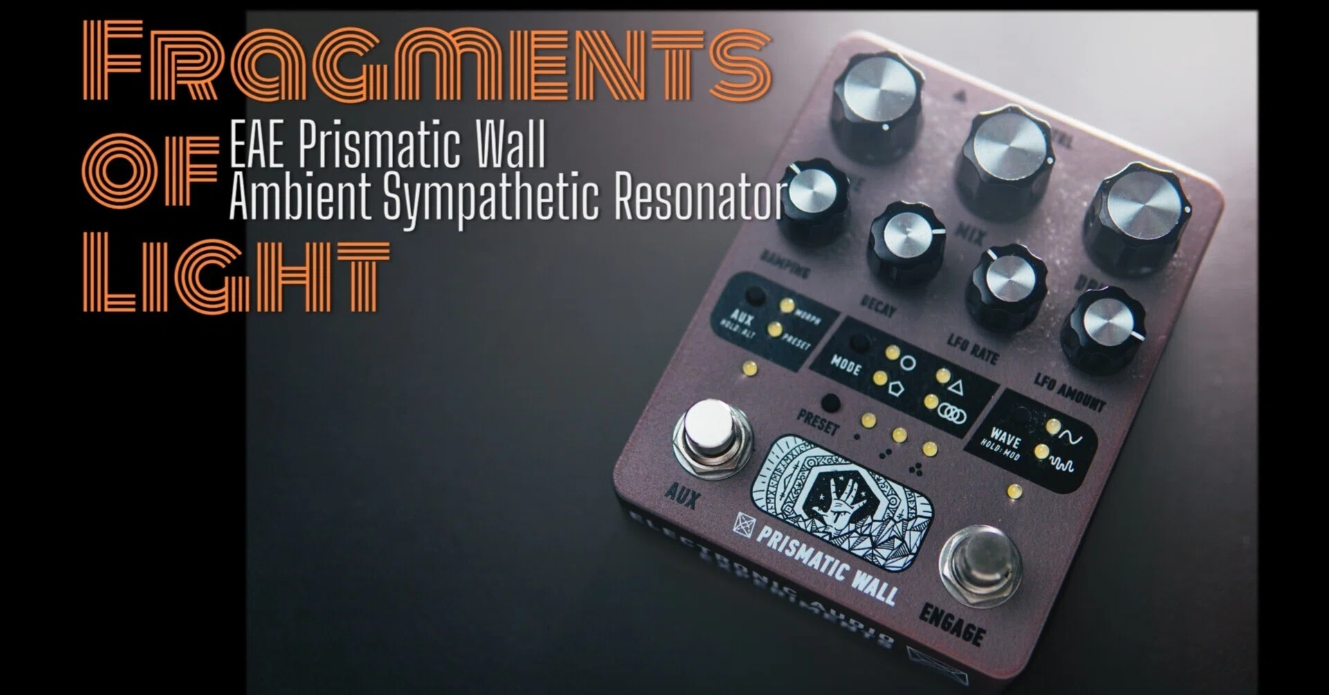 EAE Prismatic Wall リバーブ レゾネーター Reverb EAE Prismatic Wall レビュー // 光がほどけて残響になる｜Loop&Bleed_