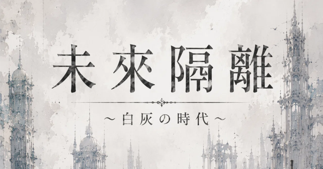未來隔離〜白灰の時代〜』コンセプトアート①（原案）｜KeNsHi