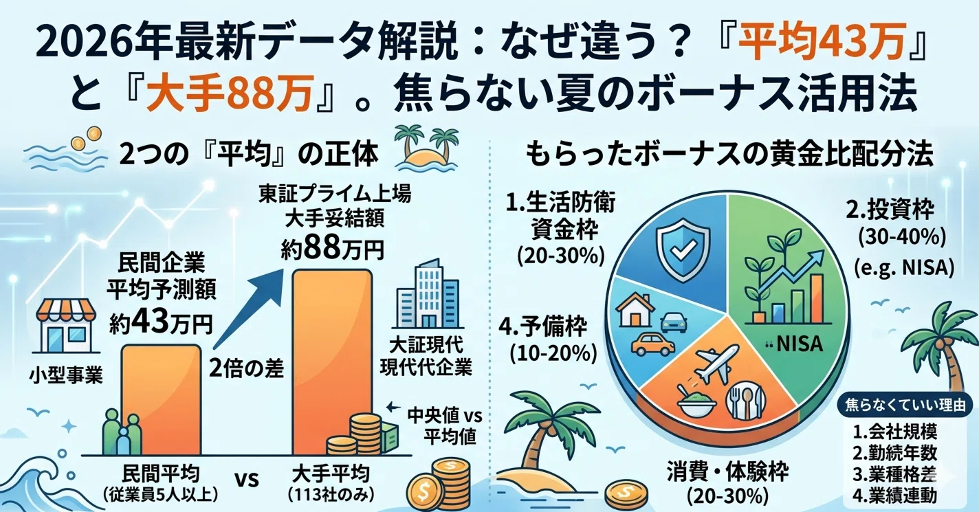 夏 の ボーナス 平均