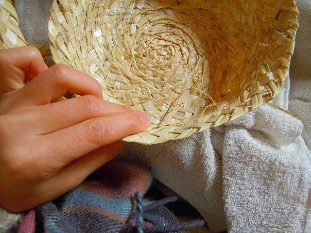 植物で編む草帽子 麦わら帽子の作り方 フクシマアズサ ｂ面 Note