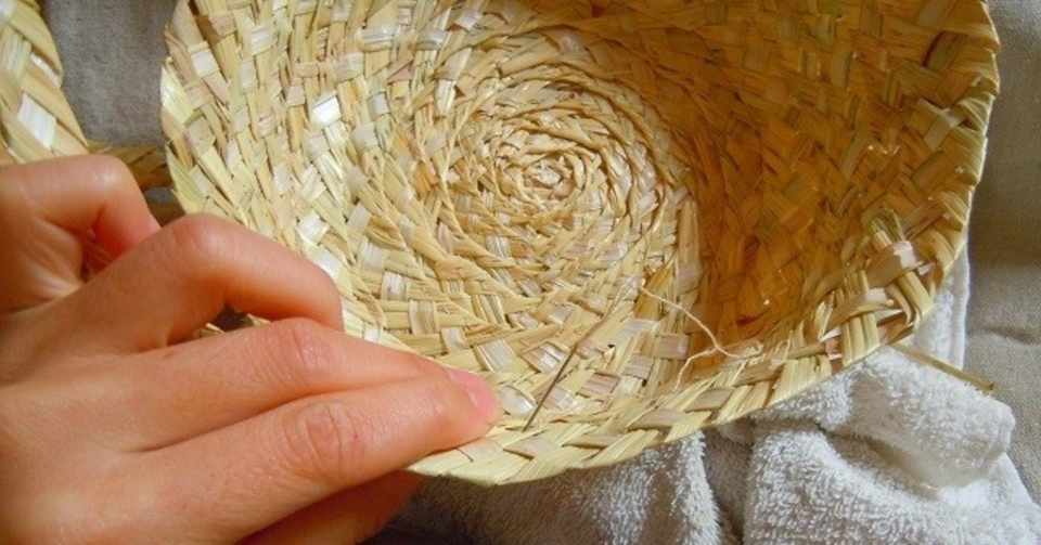 植物で編む草帽子 麦わら帽子の作り方 フクシマアズサ ｂ面 Note
