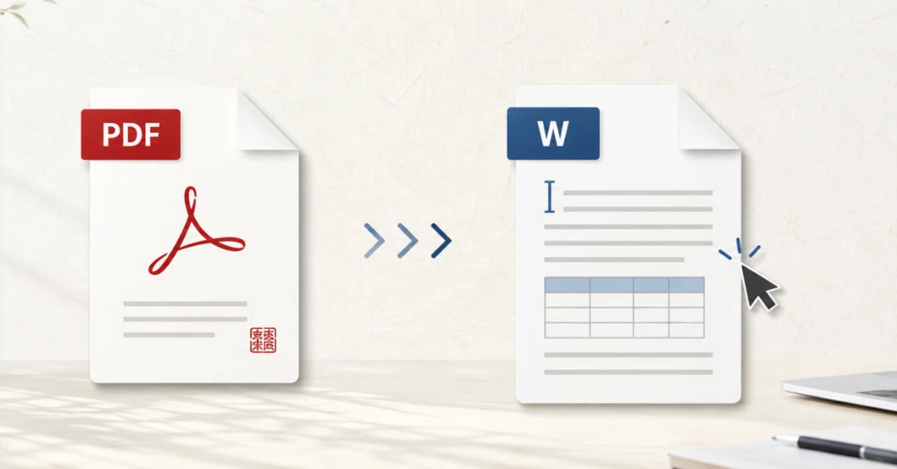 Pdf を Word に 変換