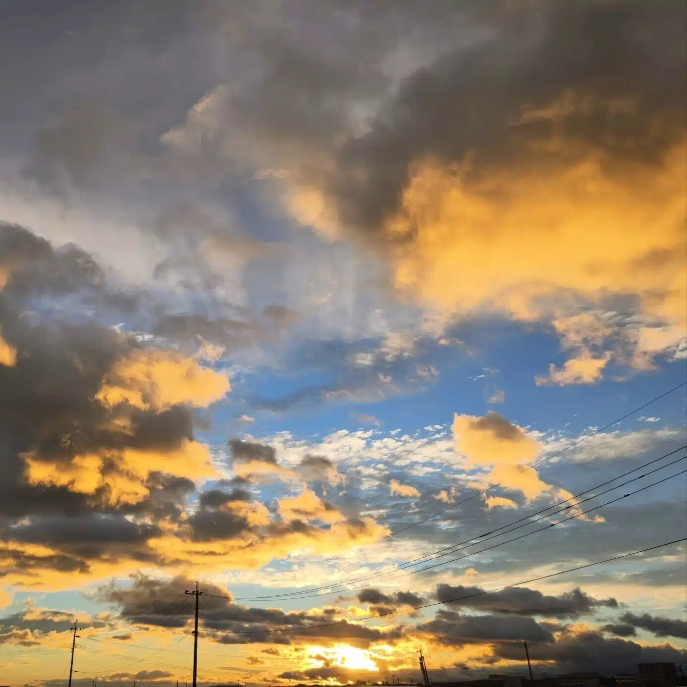 灰色の空