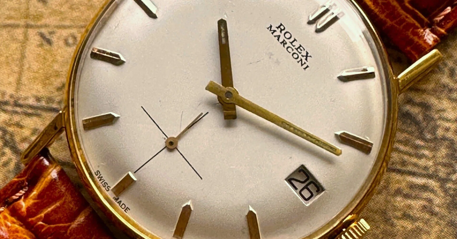 即納 OH済【MARCONI 表記 / マルコーニ※文字盤に「ROLEX MARCONI」表記