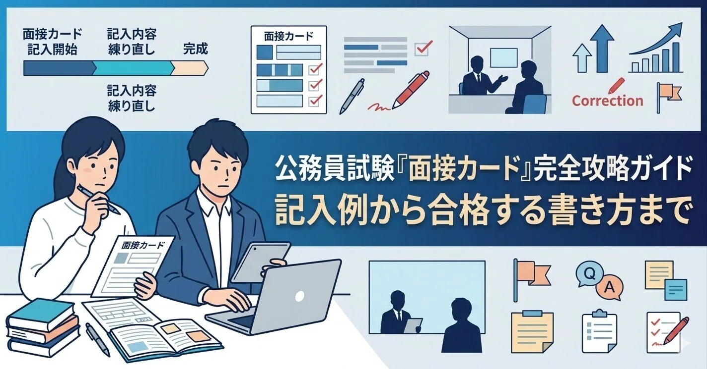 公務員試験「面接カード」完全攻略ガイド：記入例から合格する書き方