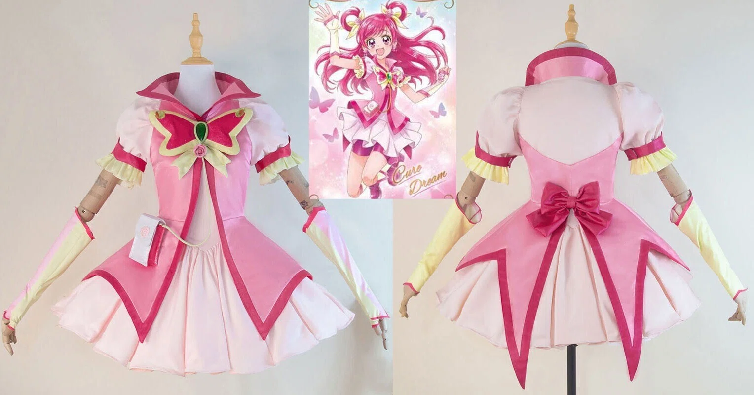 Yes!プリキュア5GoGo 夢原のぞみ変身 キュアドリーム コスプレ衣装