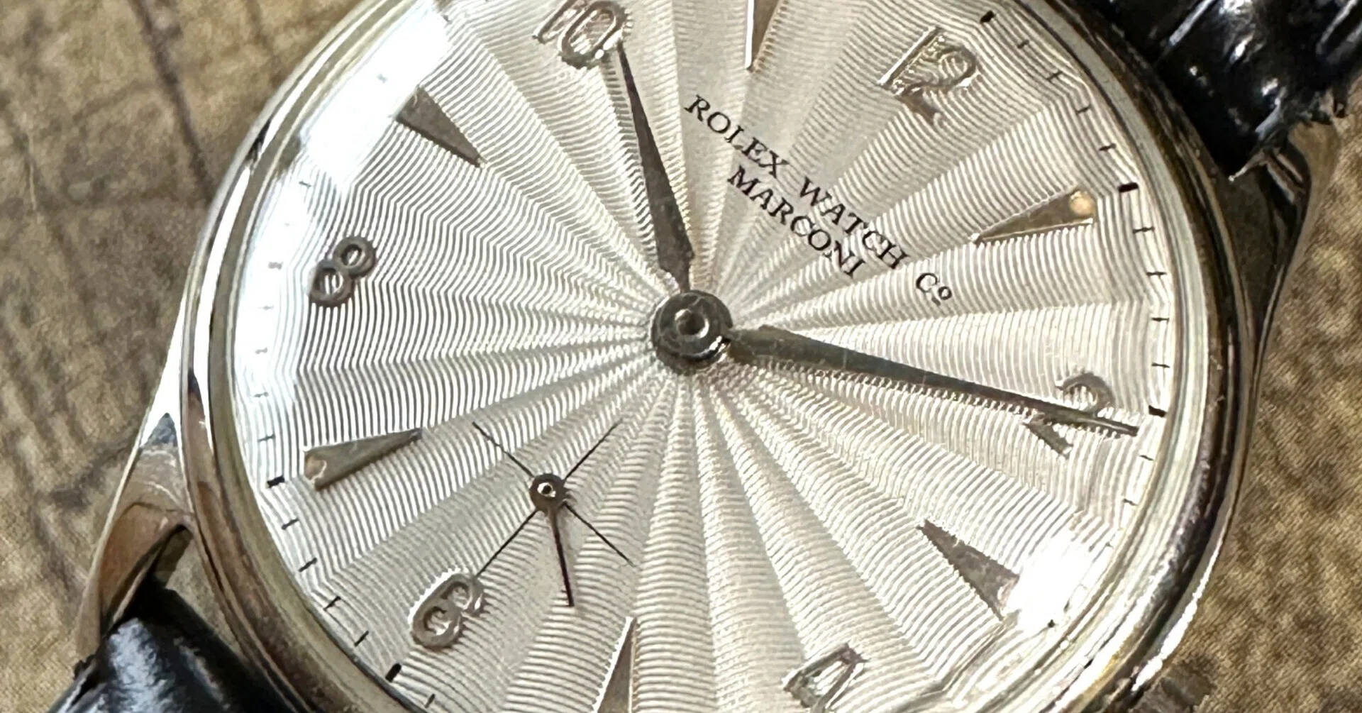 即納 OH済【MARCONI 表記 / マルコーニ※文字盤に「ROLEX WATCH Co