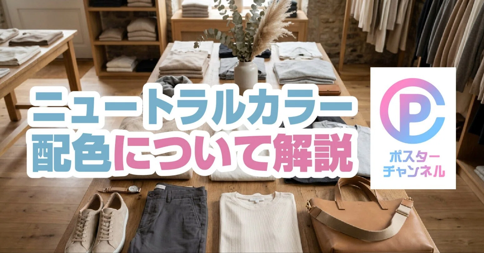 ニュートラルカラー配色を解説｜ポスチャン