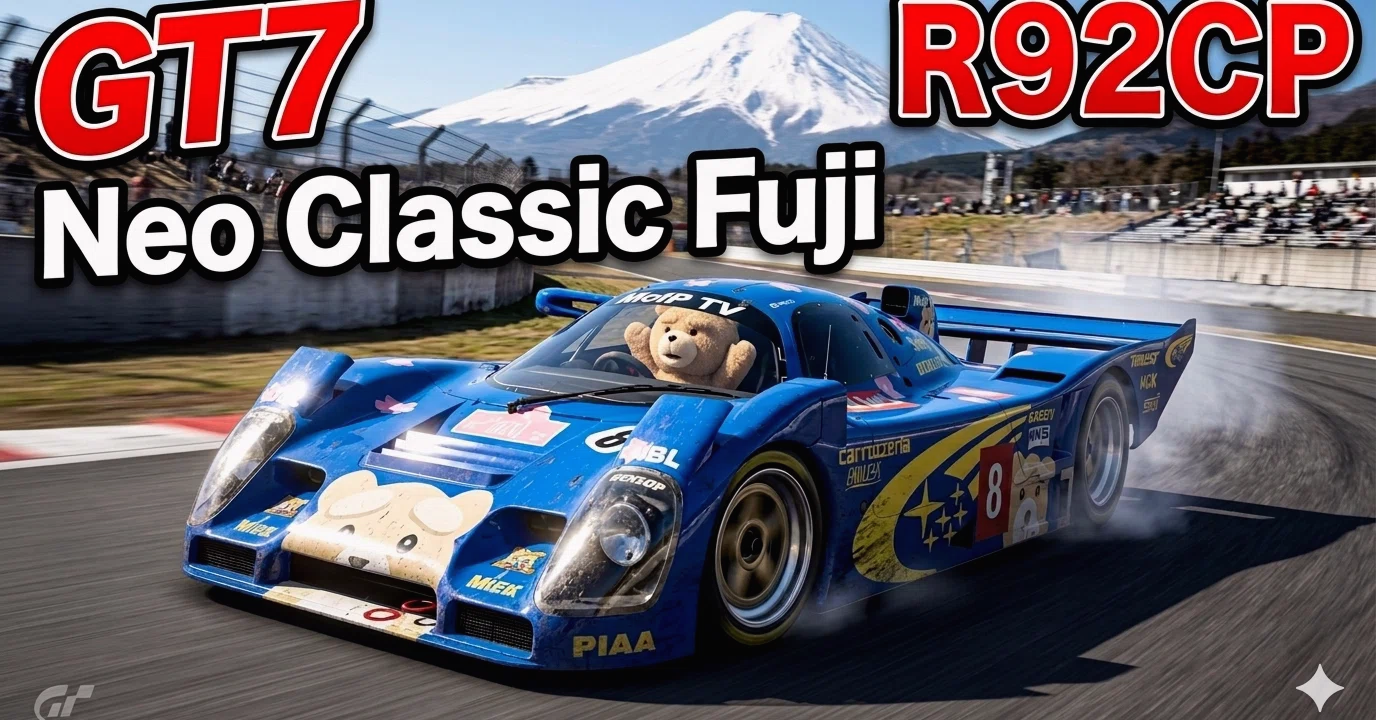 GT7】雨の富士で勝つ！R92CPをまったり手なずけるギア選択の極意