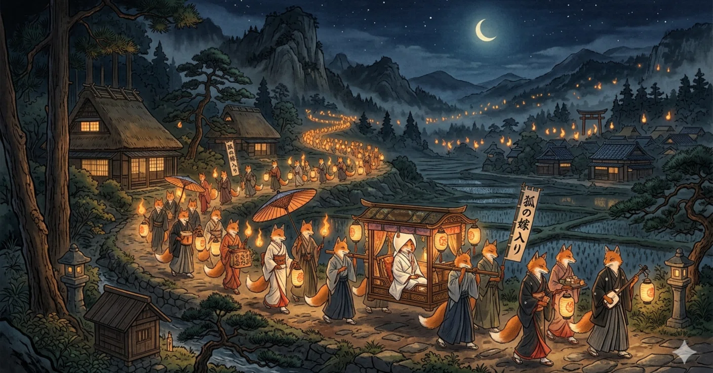 小説 ＃創作 狐の嫁入り｜hinode kazuishi