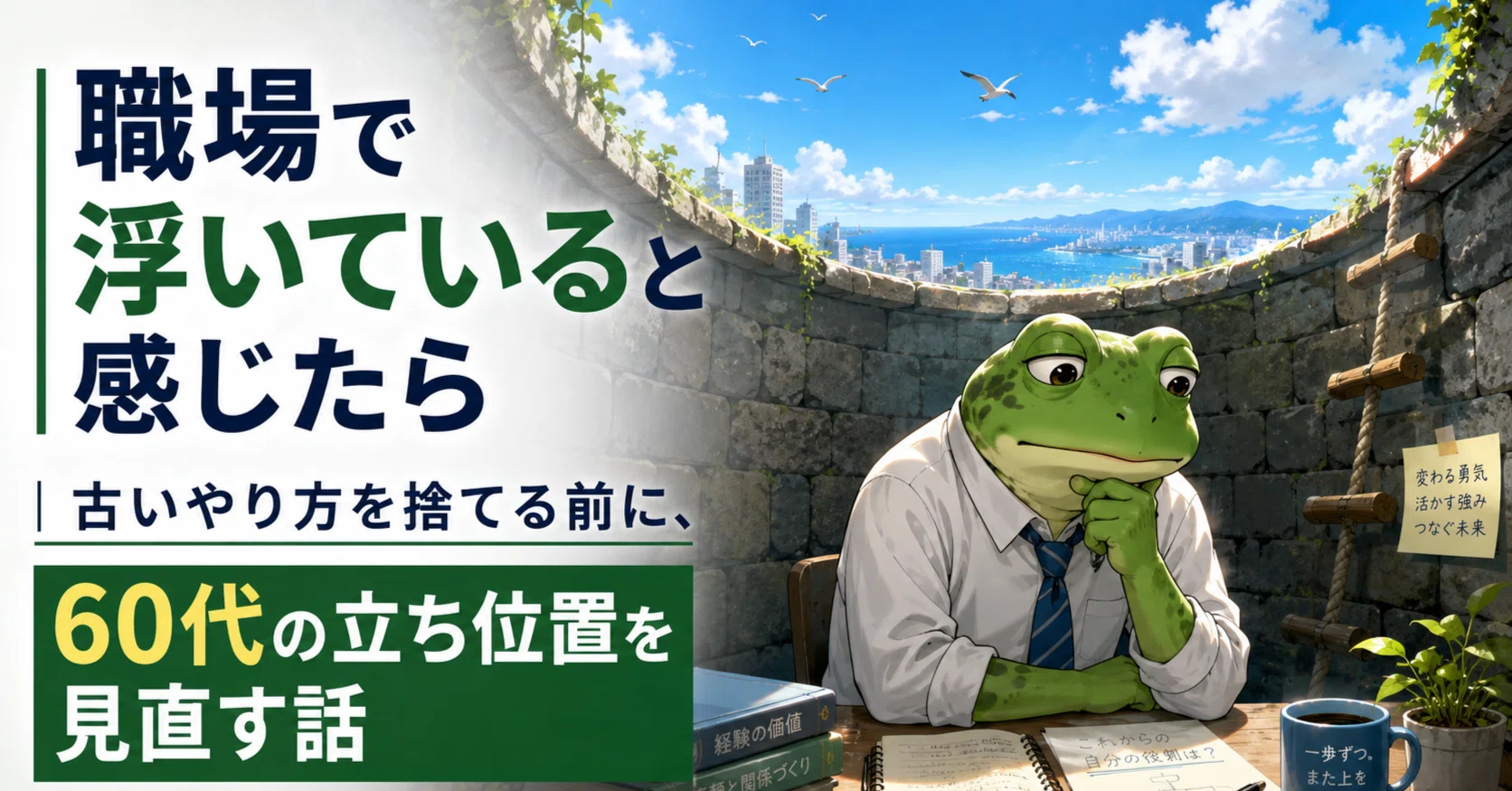 職場で浮いていると感じたら｜古いやり方を捨てる前に、60代の立ち位置