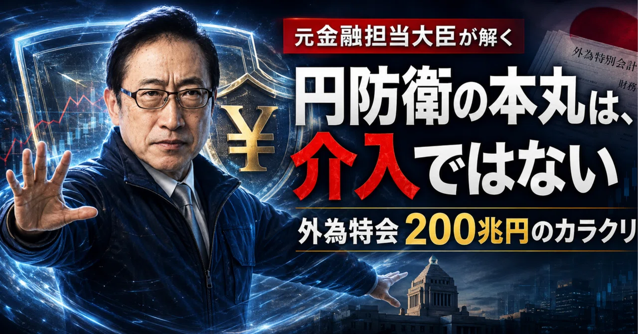 外貨準備を積み増しても、円は守れない