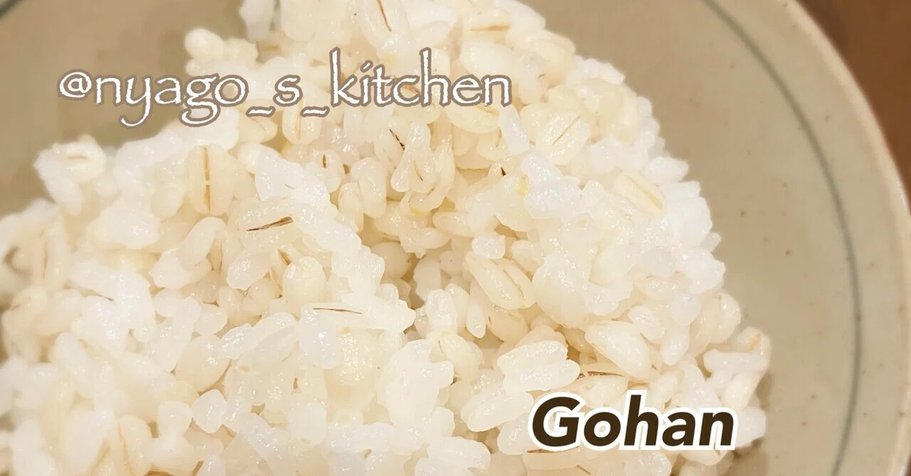 Japanese Steamed Rice: Gohan｜Nyago