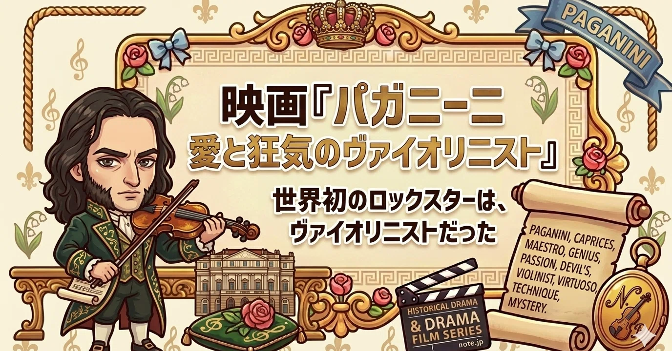 映画『パガニーニ 愛と狂気のヴァイオリニスト』—世界初のロックスター