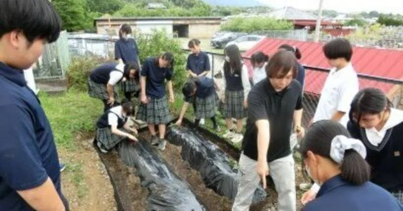 技術の授業で「育てる」体験を