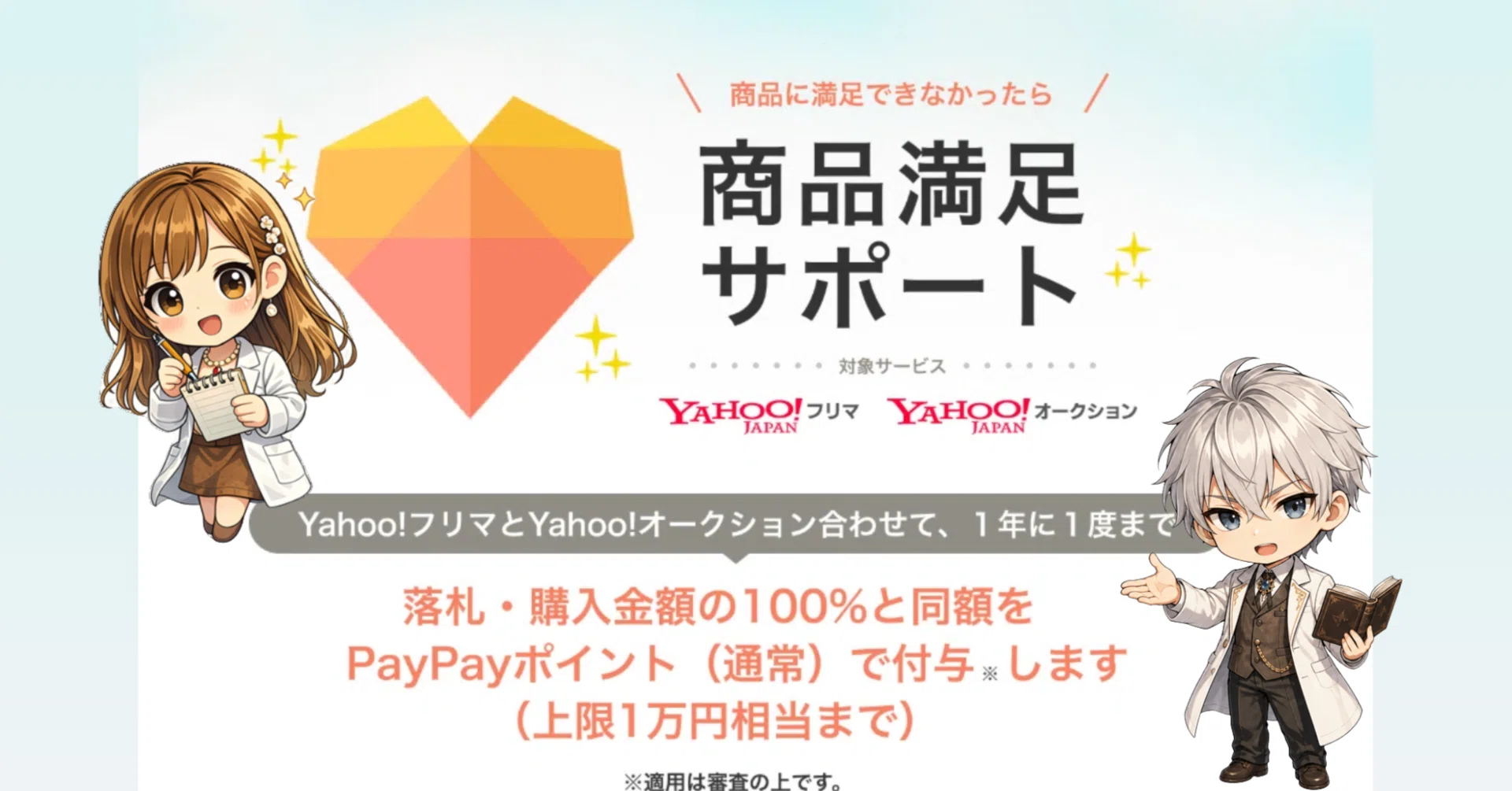 ヤフーフリマ｜商品満足サポートは年1回｜申請前に知っておきたいこと 