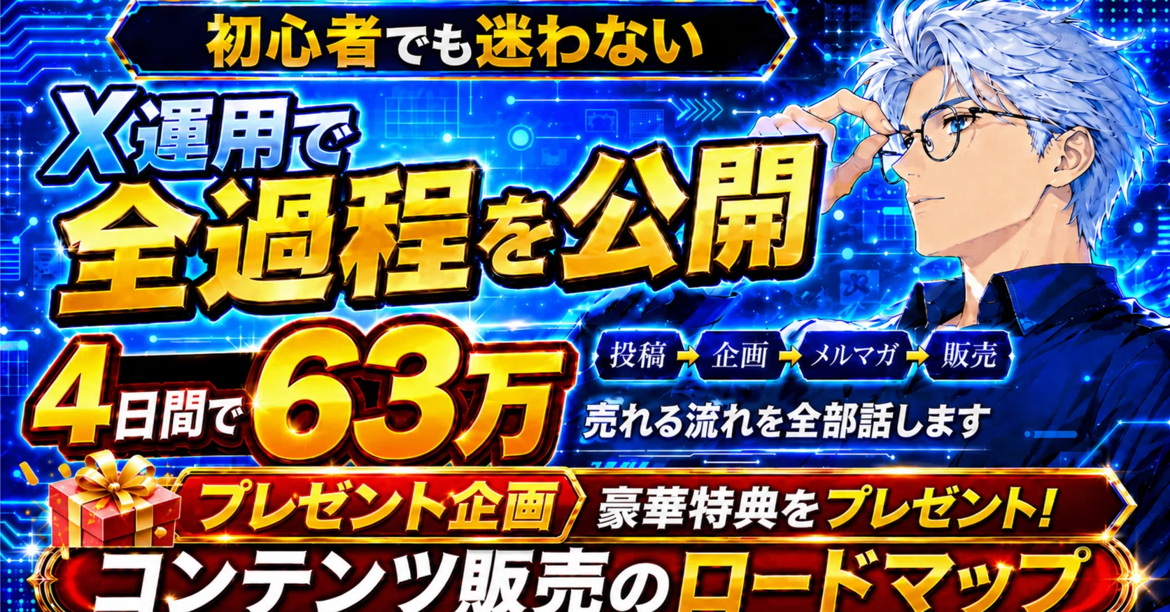プレゼント有】X運用で4日間63万稼いだ全過程を話します｜まるいち