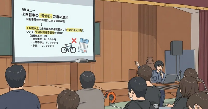 【和歌山工業定時制】交通安全教室