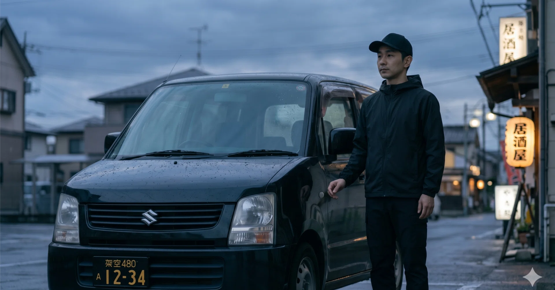 スーパーの駐車場で視線が交差した瞬間。黒ナンバーのワゴンRを走らせ 