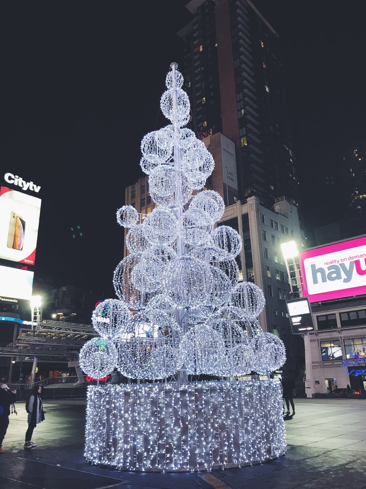 カルガリーのクリスマスツリー カナダ[00750000232]の写真