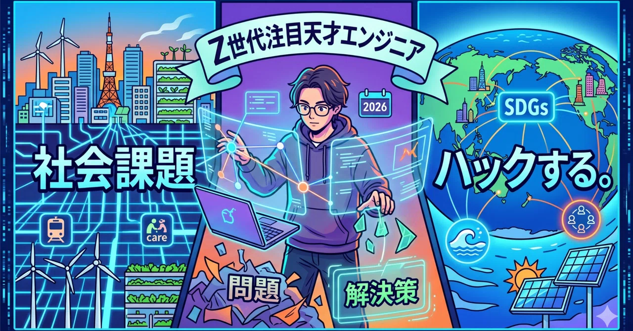 【2026年最新】社会課題をハックする。国内外の「Z世代注目天才エンジニア」厳選3名|monk