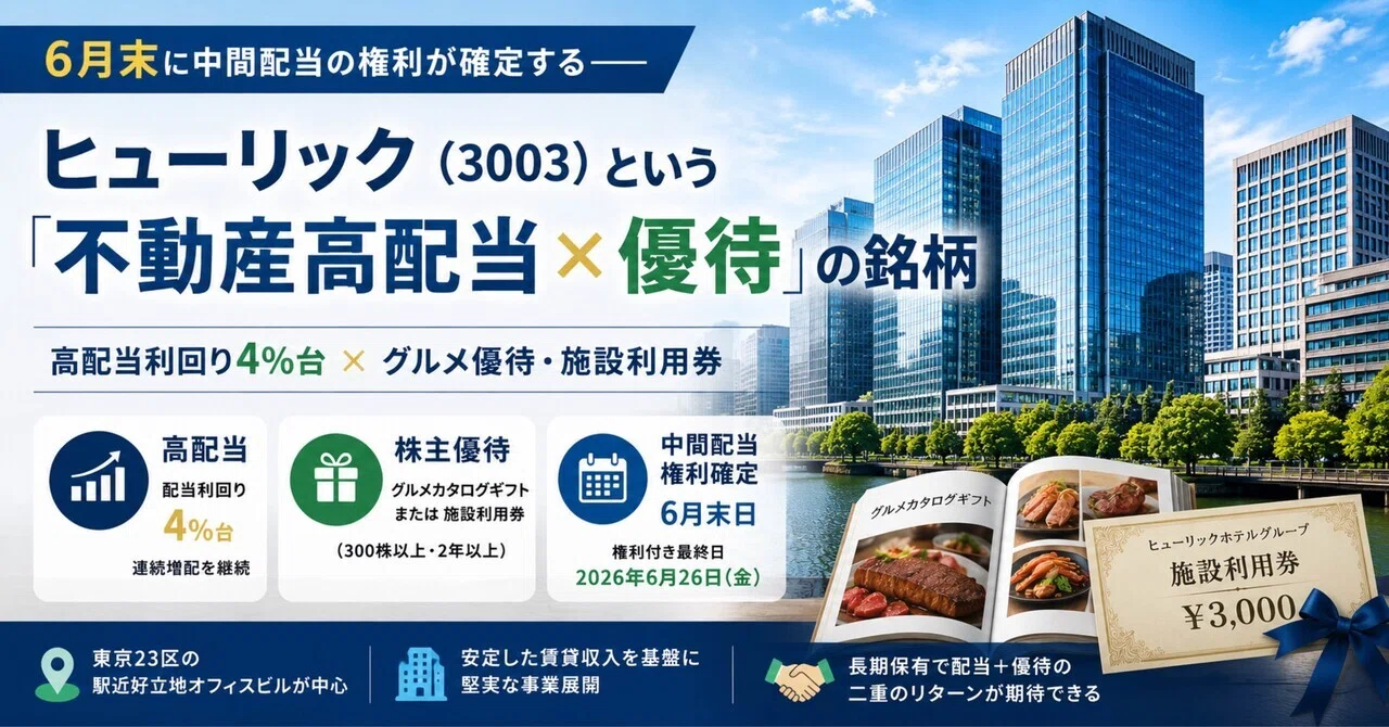 ヒュー リック 配当
